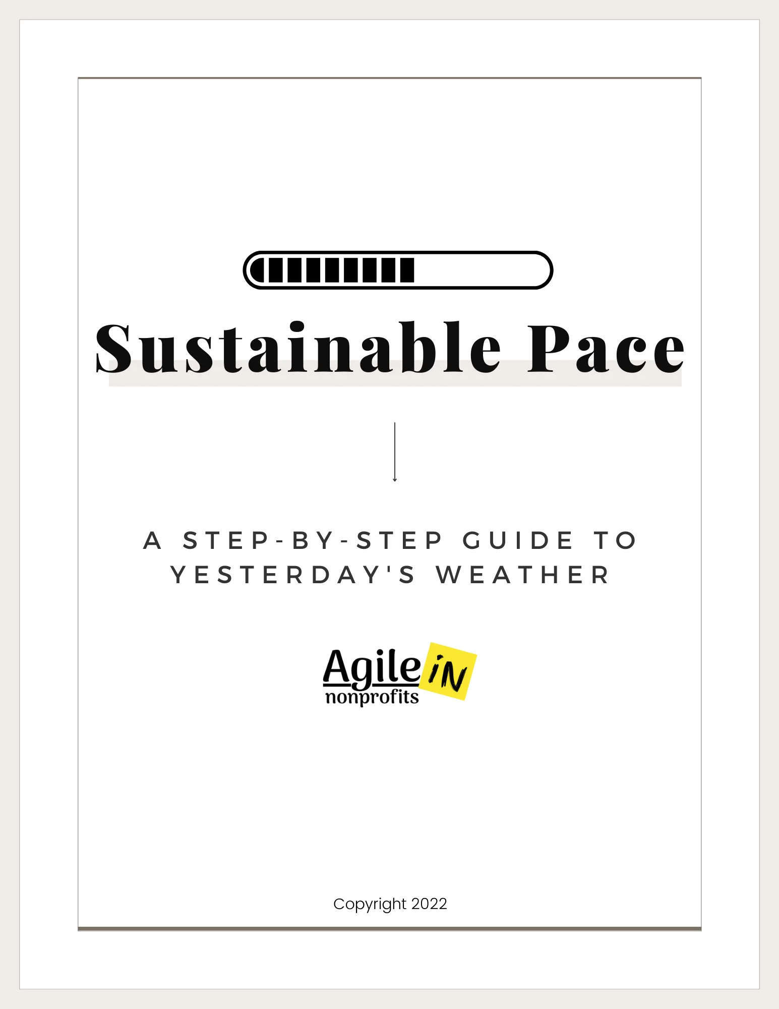 Sustainable Pace Cover